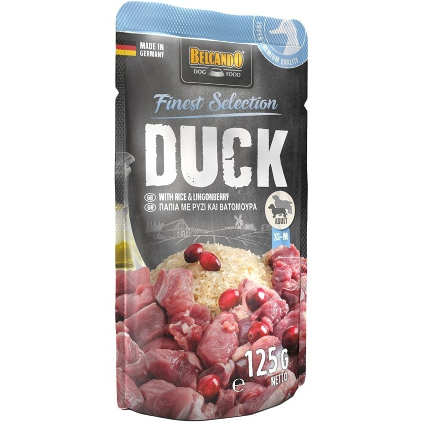 Belcando 德至尊 Belcando 狗濕糧 狗餐包 鴨肉、大米&越橘配方 125g