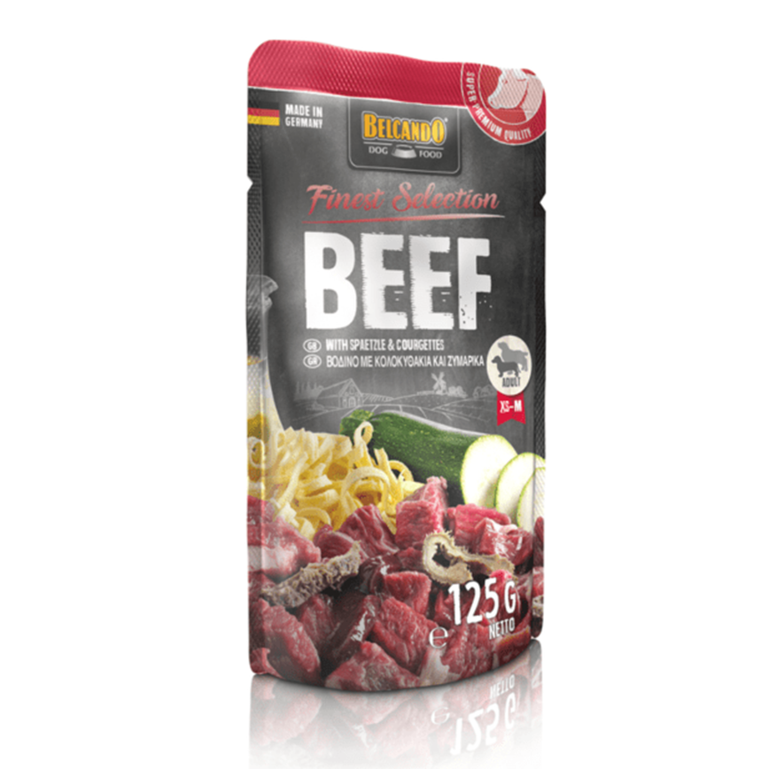 Belcando 德至尊 Belcando 狗濕糧 狗餐包 牛肉、麵筋&西葫蘆配方 125g