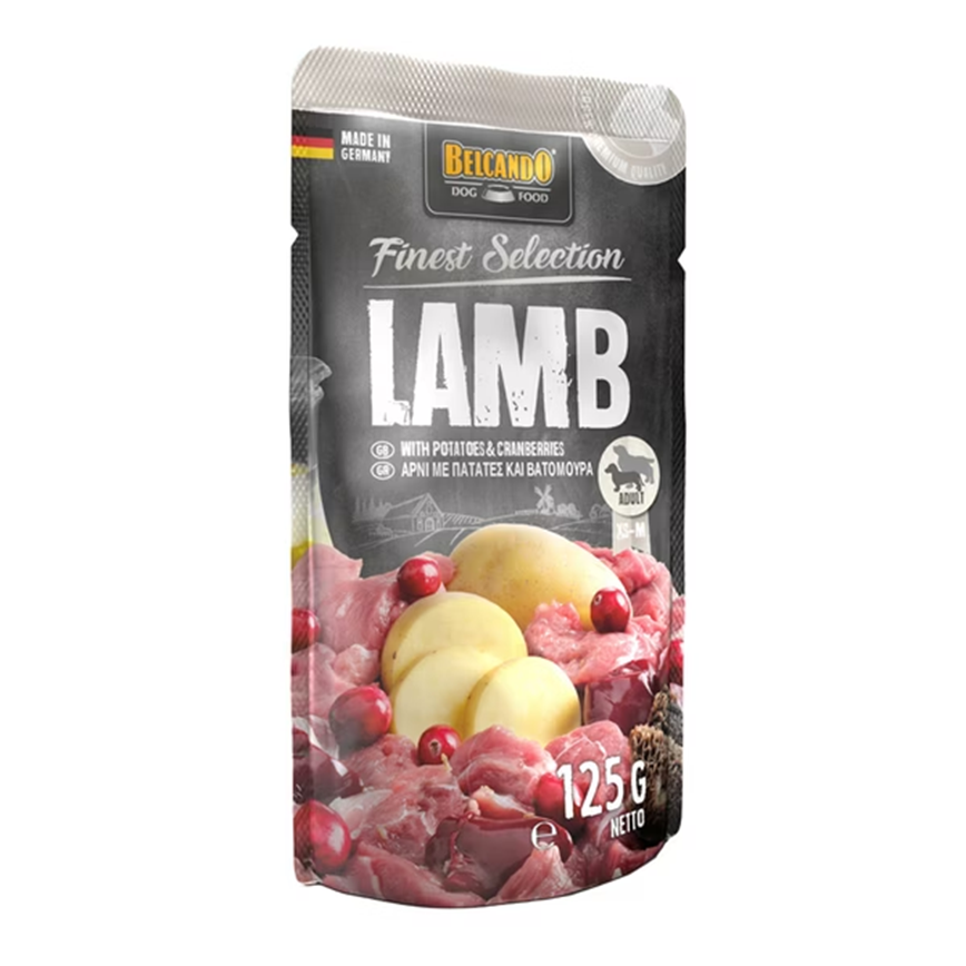 Belcando 德至尊 Belcando 狗濕糧 狗餐包 羊肉、土豆&越橘配方 125g