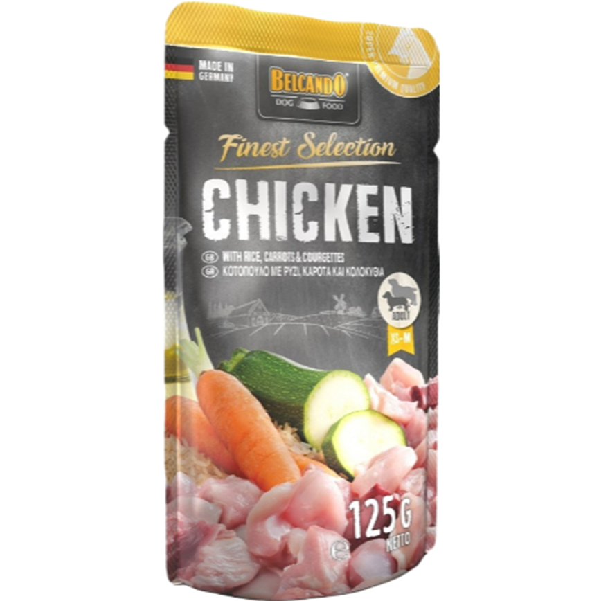 Belcando 德至尊 Belcando 狗濕糧 狗餐包 雞肉、大米、胡蘿蔔&西葫蘆配方 125g