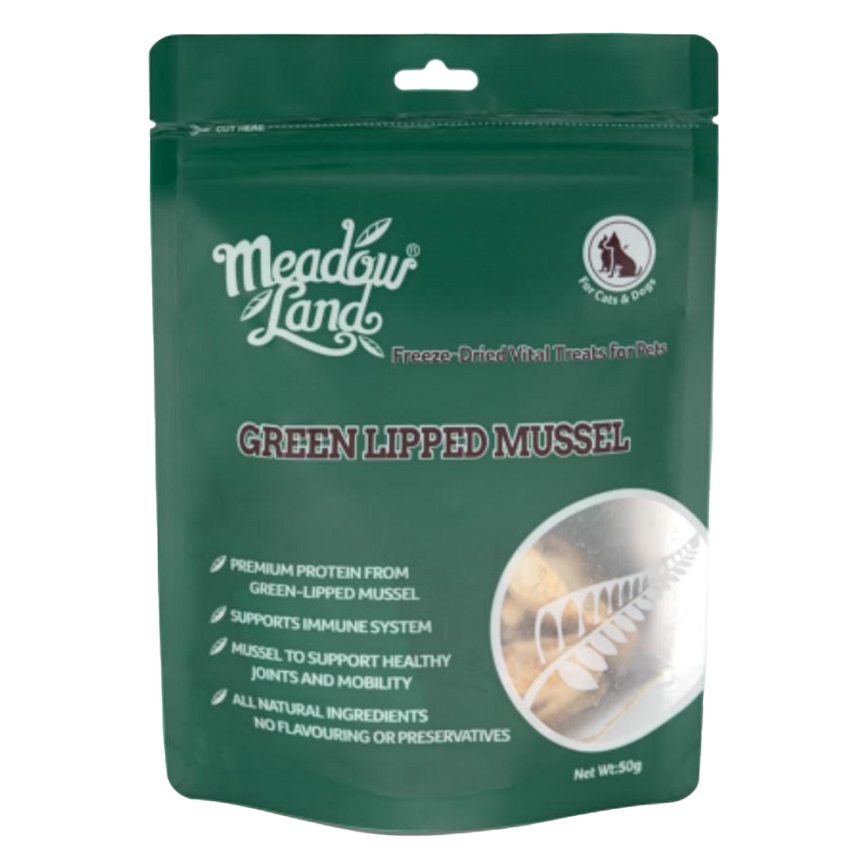 貓零食狗零食 Meadowland 貓狗零食 凍乾青口 50g (MDT01)