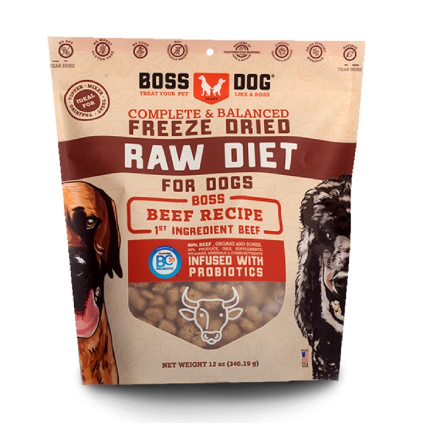 狗糧 Boss Dog 犬用主食凍乾 牛肉配方 12oz (02400)