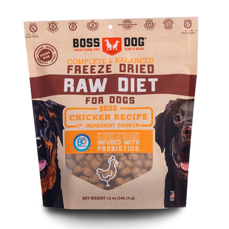 狗糧 Boss Dog 犬用主食凍乾 雞肉配方 12oz (02405)