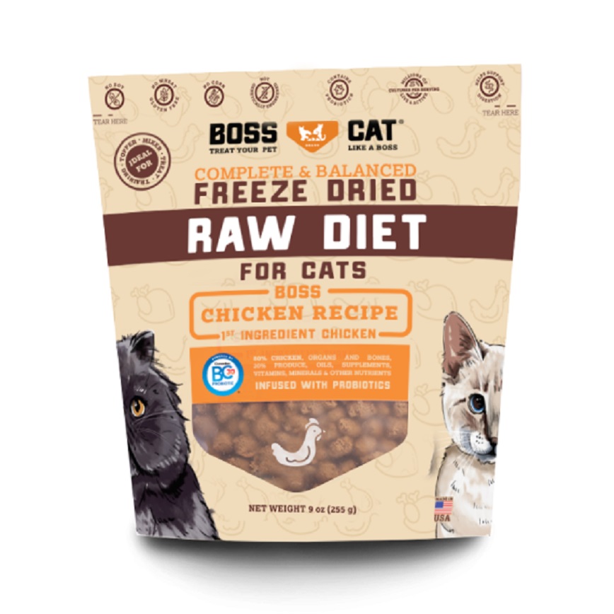 Boss Cat Boss Cat 貓用主食凍乾 生雞肉配方 9oz (02700)