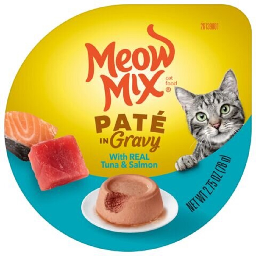 Meow Mix Meow Mix 杯装濕糧 免治肉汁 三文魚+吞拿魚 78g (MM-73)
