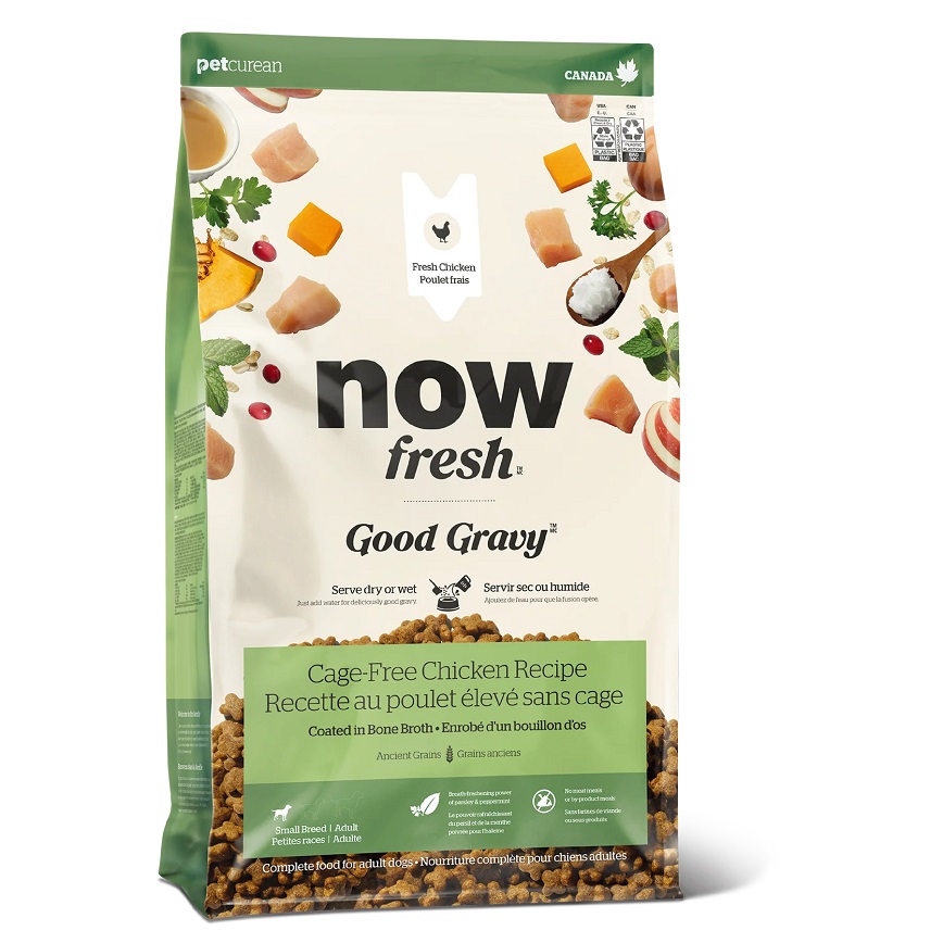 now FRESH now FRESH 狗糧 細細粒小型犬糧 香濃火雞骨湯外層乾糧 - 雞肉配方(含古代穀物) 12lb (FG00648)