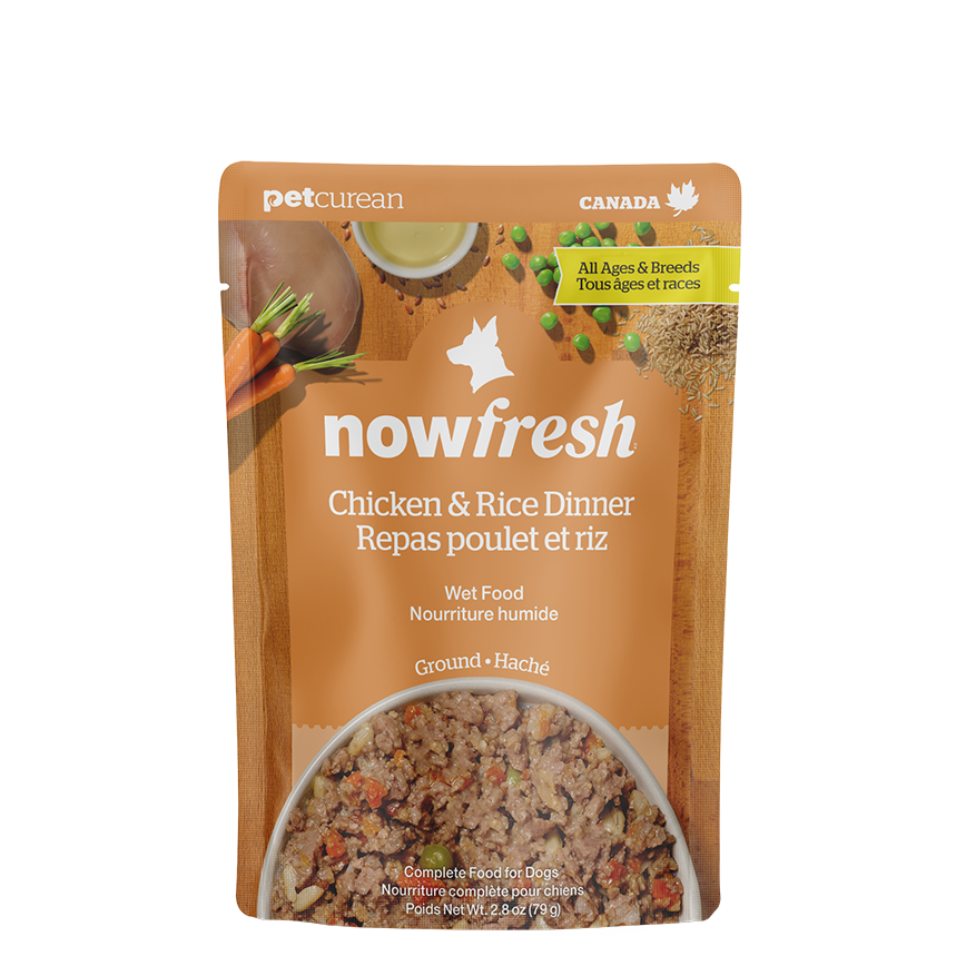 now FRESH now FRESH 狗濕糧 全年齡狗配方 雞肉及糙米濕包 2.8oz (FG82533)