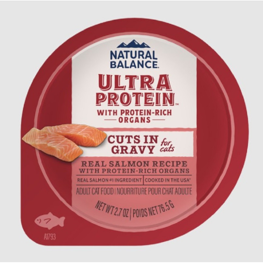 Natural Balance Natural Balance 頂級滋味杯 三文魚肉塊配肉汁配方 2.7oz (00704)