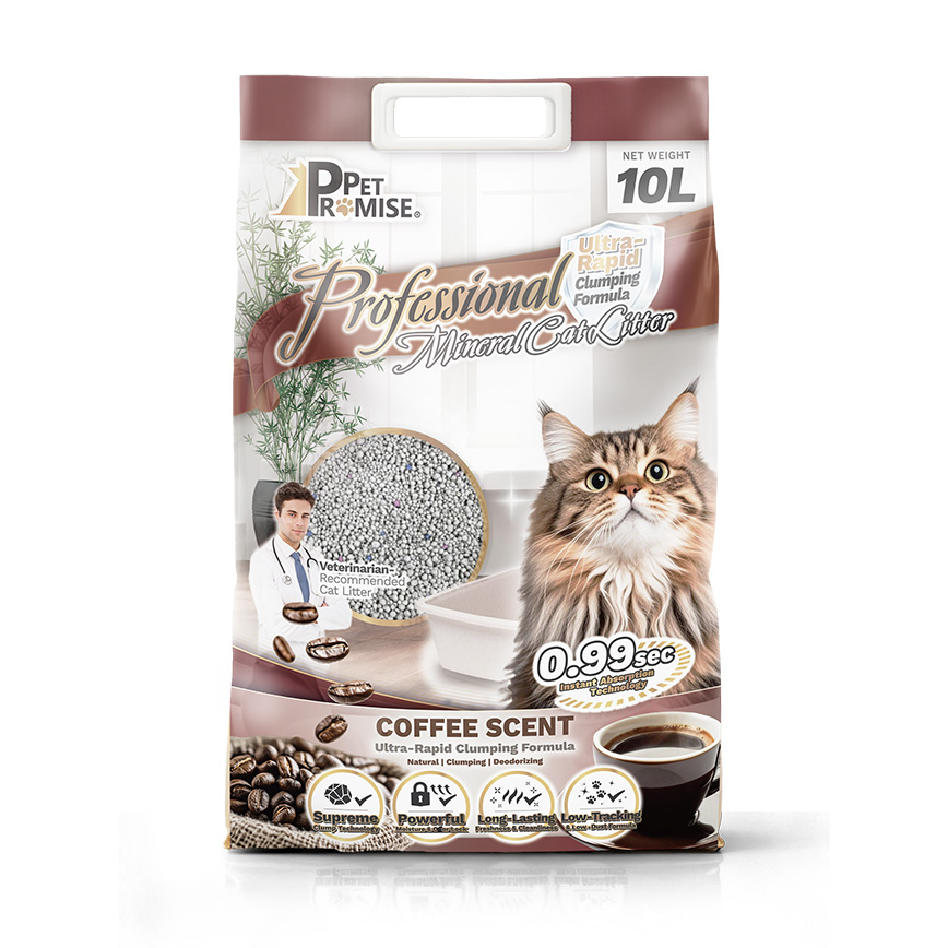 Pet Promise Pet Promise毛孩承諾 高級 礦物貓砂 咖啡味 10L - 原裝行貨