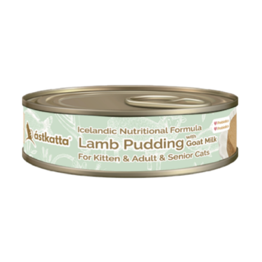 Astkatta Astkatta 冰島罐 貓罐頭 布甸罐 羊肉及山羊奶 40g (P00168)