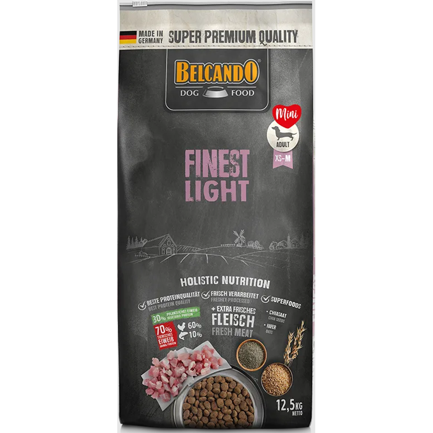 Belcando 德至尊 Belcando 狗糧 無穀物天然犬乾糧 成犬糧 精細顆粒 減脂配方 12.5kg