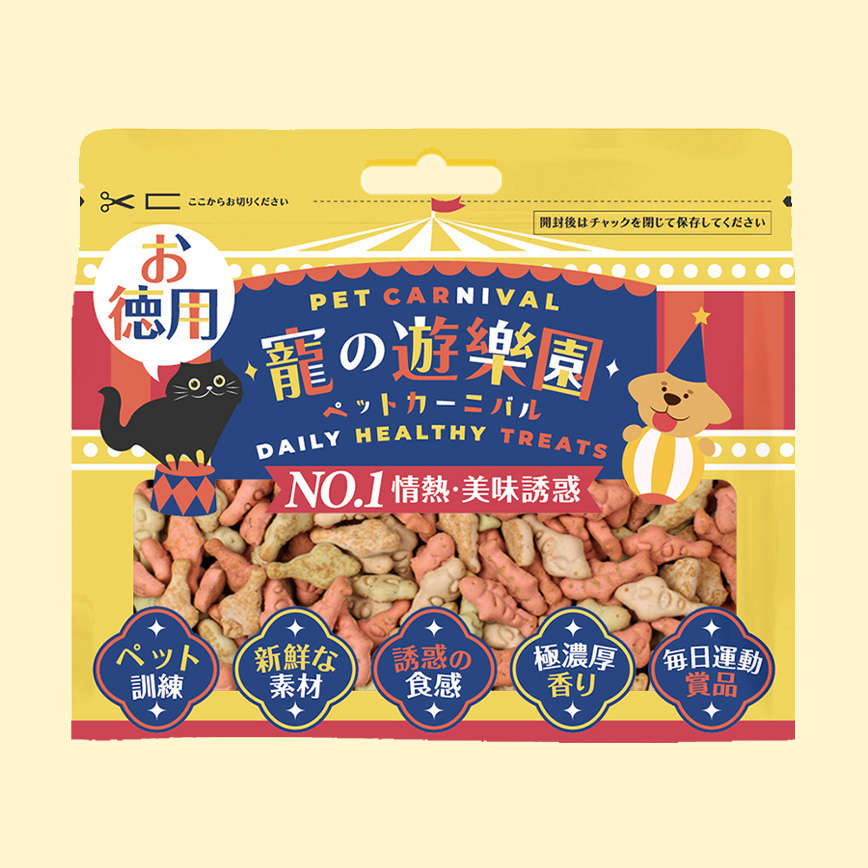 寵之遊樂園 寵之遊樂園 狗零食 三文魚燕麥餅 100g 歡樂裝 1包