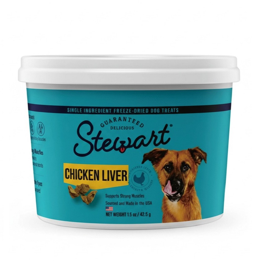 狗零食 Stewart 狗零食 凍乾雞肝粒 1.5oz (SA1702)