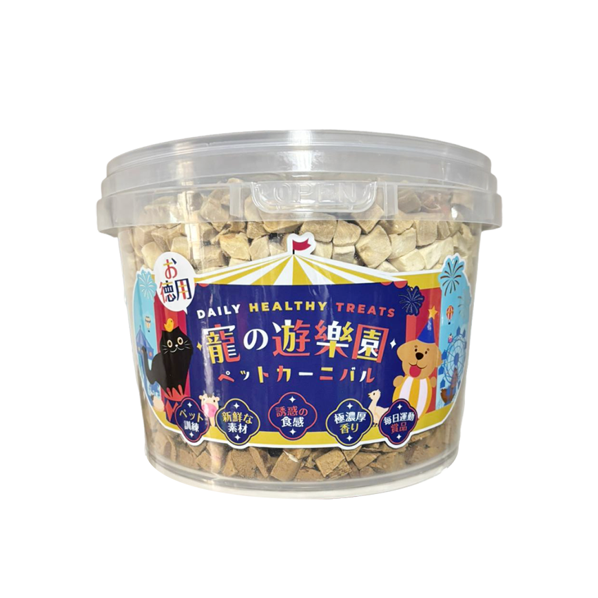 寵之遊樂園 寵之遊樂園 混合凍乾 貓零食 狗零食 雞肉+鴨肉+雞肝+牛肝 800g