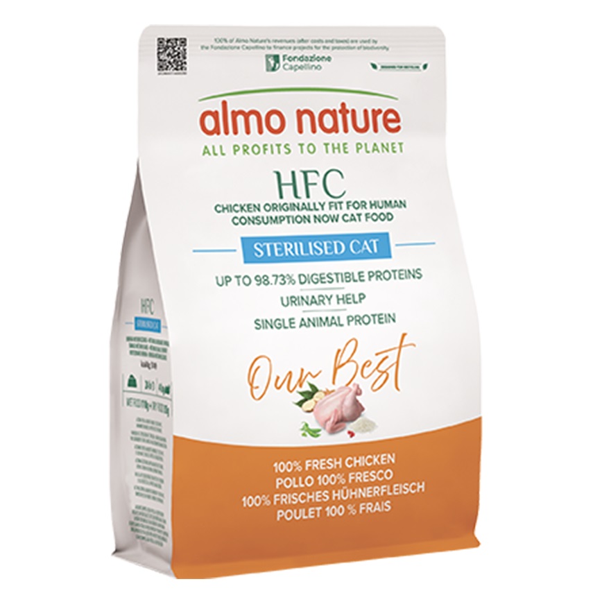 Almo Nature Almo Nature HFC 成貓或絕育貓糧 新鮮雞肉 300g (9133)
