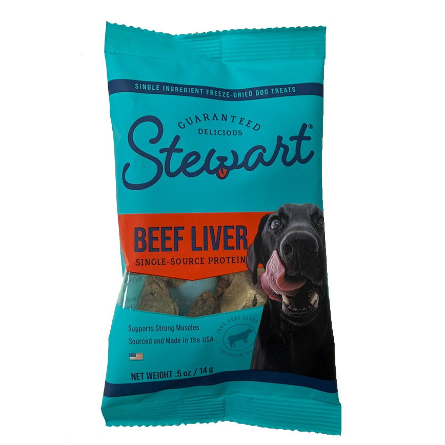 狗零食 Stewart 狗零食 凍乾牛肝粒 0.5oz 試食裝 (405320)