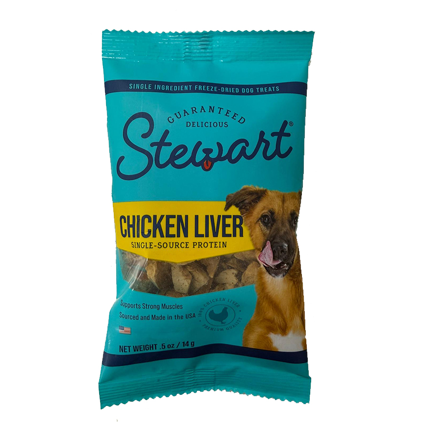狗零食 Stewart 狗零食 凍乾雞肝粒 0.5oz 試食裝 (405321)