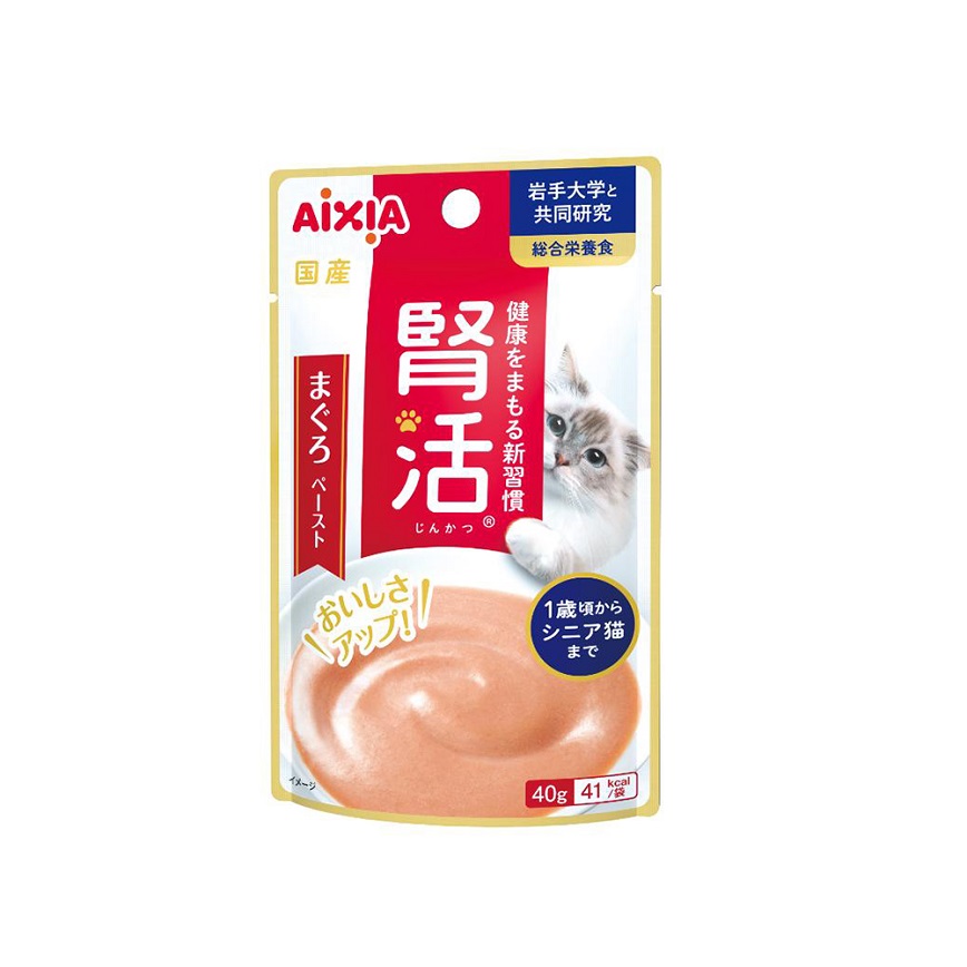 AIXIA AIXIA 愛喜雅 貓濕糧 腎活 健康主食餐包系列 吞拿魚酱 40g (JK-1)