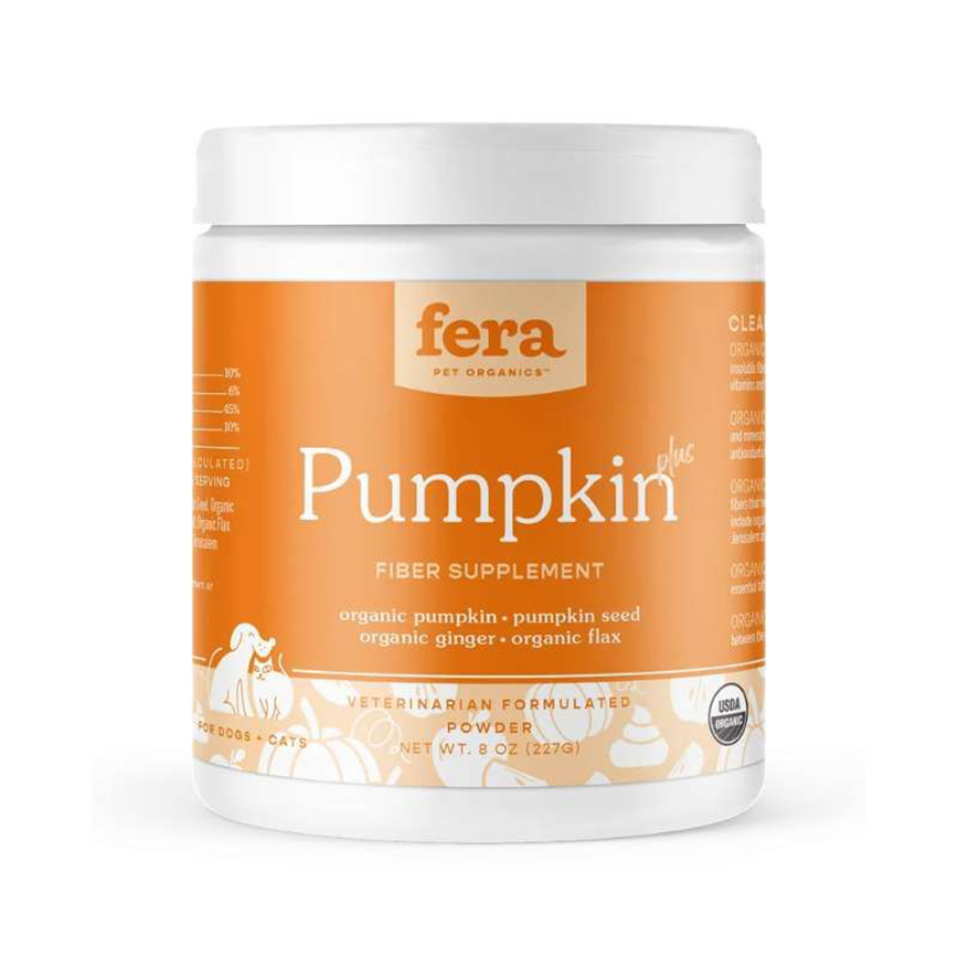 其他 Fera Pets Supplement 貓狗營養補充品 USDA有機認證 有機南瓜纖維補充粉 227g (犬貓通用) (4596)