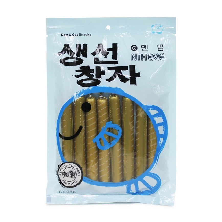 其他 Ntheme 狗小食 韓國海鮮腸(8x15g)(998694)