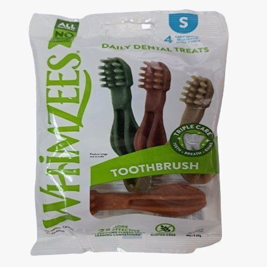 WHIMZEES 小型犬 牙刷款潔齒骨 4支 (WHZ742) (新舊包裝隨機發貨) (圖片3)