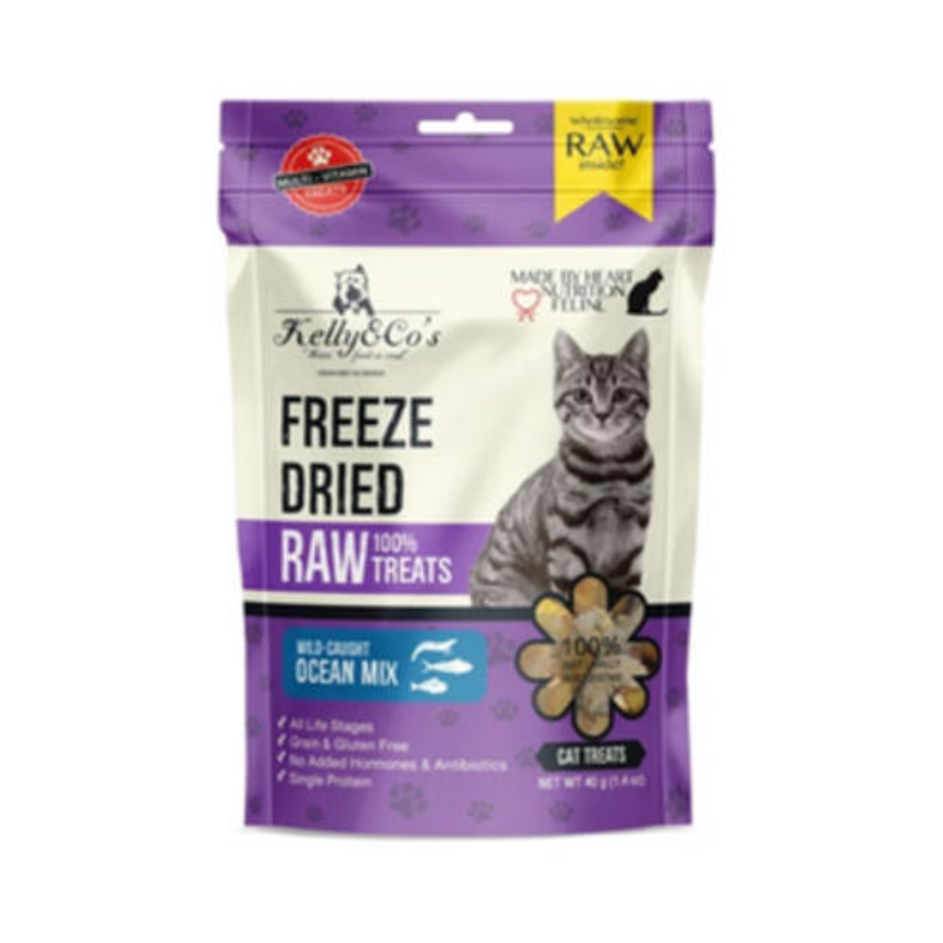 其他 Kelly & Co's 貓零食 脫水凍乾小食 海洋雜錦 40g