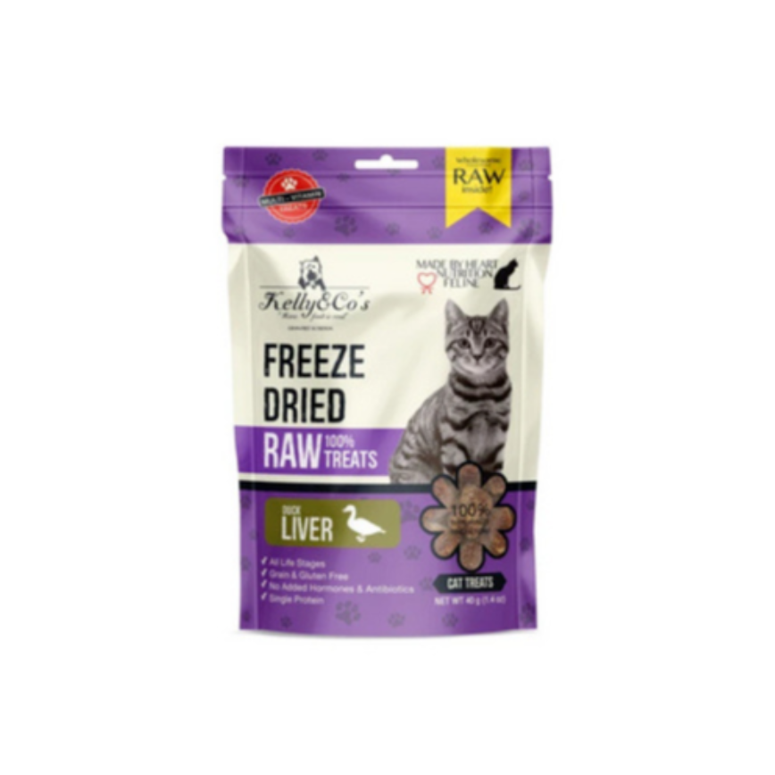 其他 Kelly & Co's 貓零食 脫水凍乾小食 鴨肝 40g