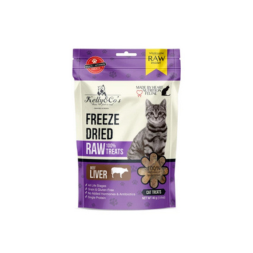 其他 Kelly & Co's 貓零食 脫水凍乾小食 牛肝 40g