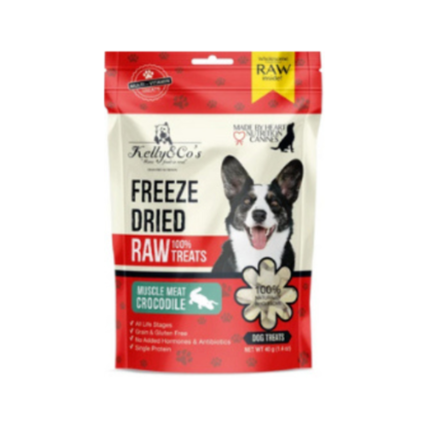 其他 Kelly & Co's 狗零食 脫水凍乾小食 鱷魚肉 40g