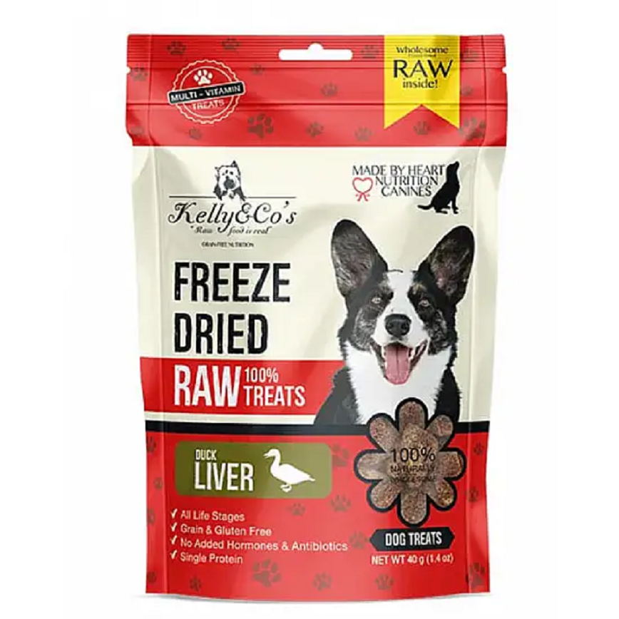 其他 Kelly & Co's 狗零食 脫水凍乾小食 鴨肝 40g