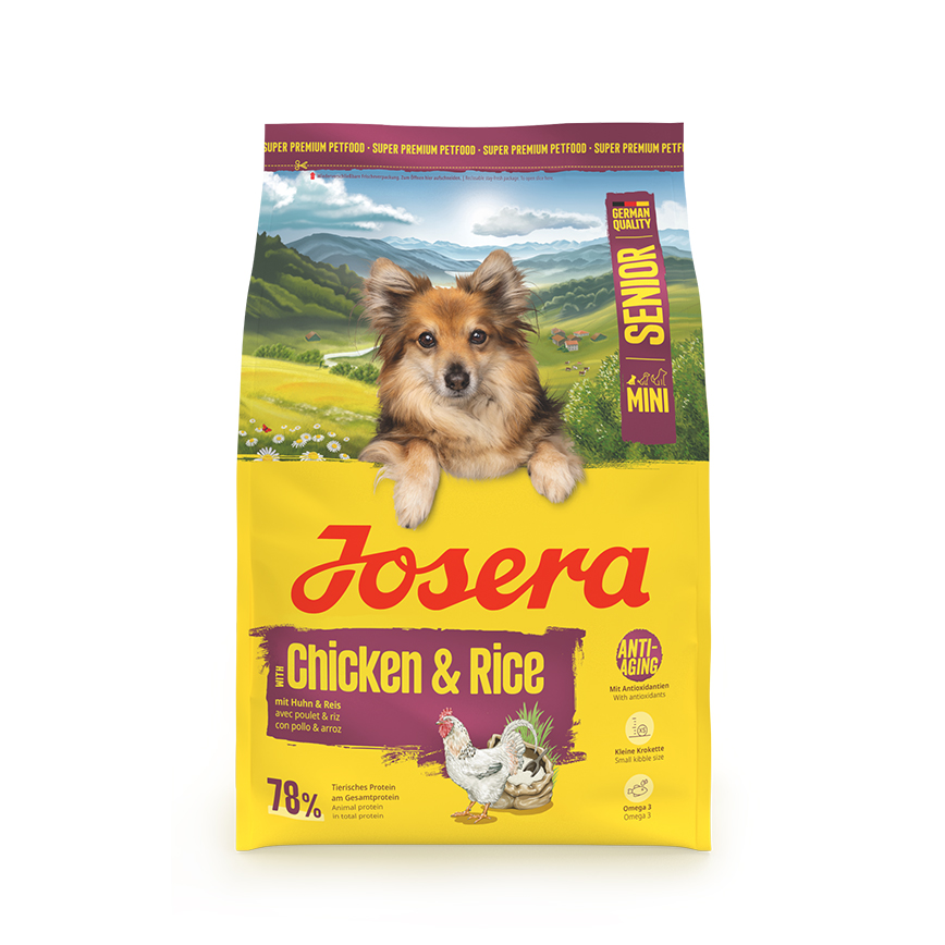 Josera Josera 狗糧 老犬糧 細粒 Mini Senior 雞肉配方 3kg (JD4957)