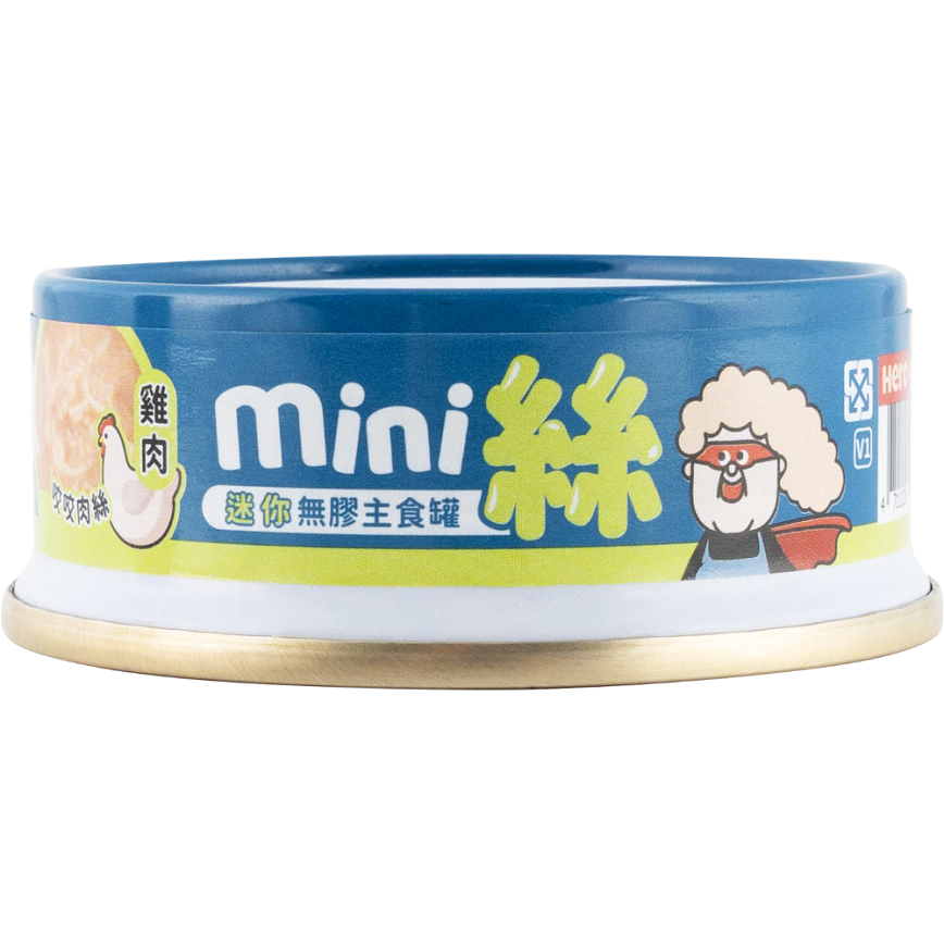 HEROMAMA HeroMama 貓罐頭 無膠迷你主食罐 咬咬肉絲 泌尿護膚配方 雞肉 55g
