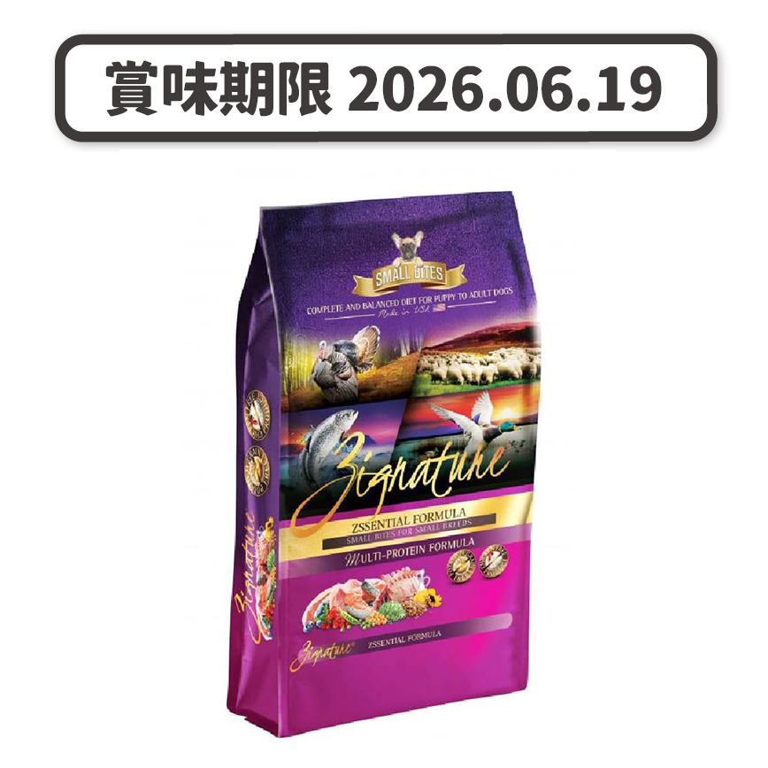Zignature Zignature 狗糧 全犬種無穀物 超級配方 細粒裝 4lb (ZI-SSS1)  (賞味期限 2026.06.19)
