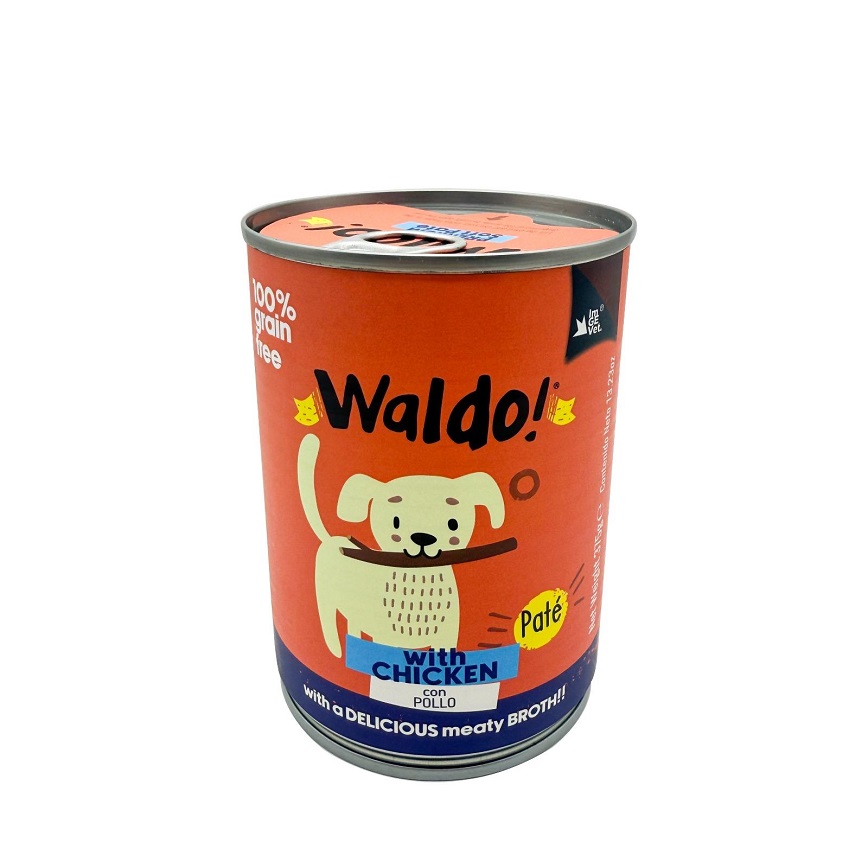 Waldo! Waldo! 狗罐頭 主食罐 雞肉味 375g (HF00142)