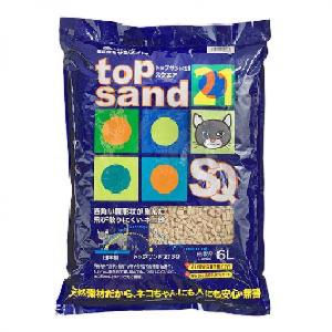 Top-Sand-21-豆腐貓砂-日本Top-Sand-21-SQ四角形單通豆腐貓砂-6L-破損品-貓糧及貓砂-寵物用品速遞