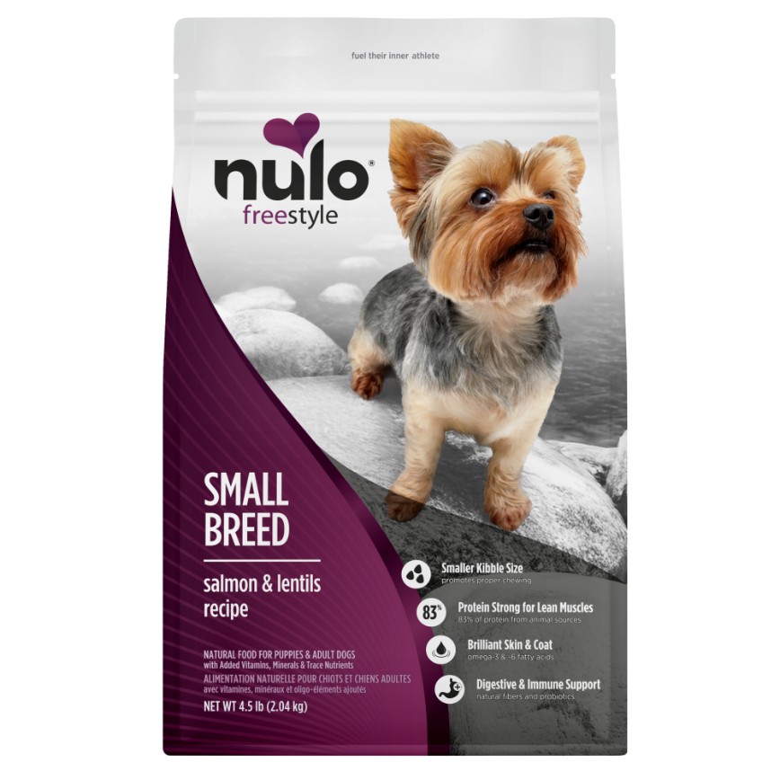 Nulo Freestyle 無穀物狗糧 小型幼犬及成犬配方 三文鱼+红扁豆 4.5lb (51SS04)
