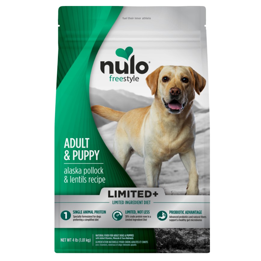 Nulo Freestyle 無穀物狗糧 單一蛋白 低敏幼犬及成犬配方 鱈魚+扁豆 4lb (51LW04)
