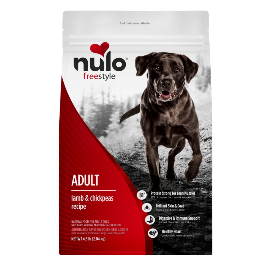 Nulo Freestyle 無穀物狗糧 成犬配方 羊肉+鷹嘴豆 4.5lb (51AL04)