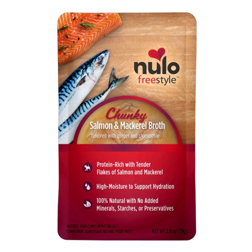 Nulo 貓湯包 Chunky 美味三文魚+鯖魚肉湯 79g (紅) (62BS02)