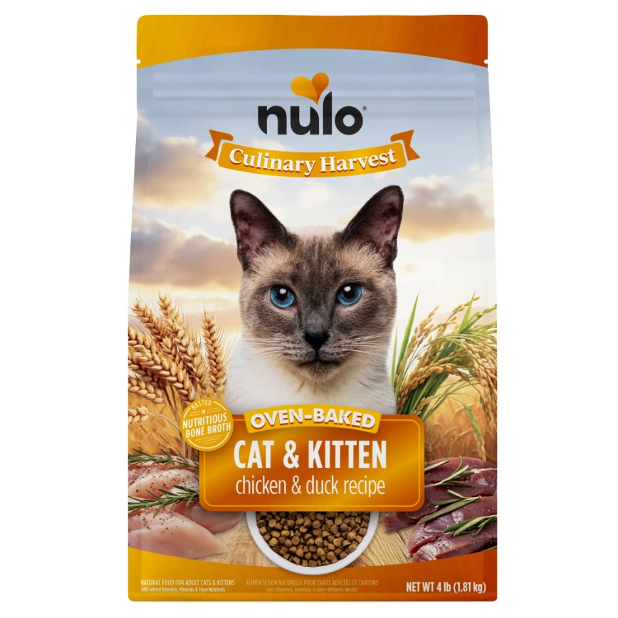 NULO Culinary Harvest (OVEN-BAKED) 貓糧 幼貓及成貓配方 雞肉+鴨肉 10lb (41BC10)