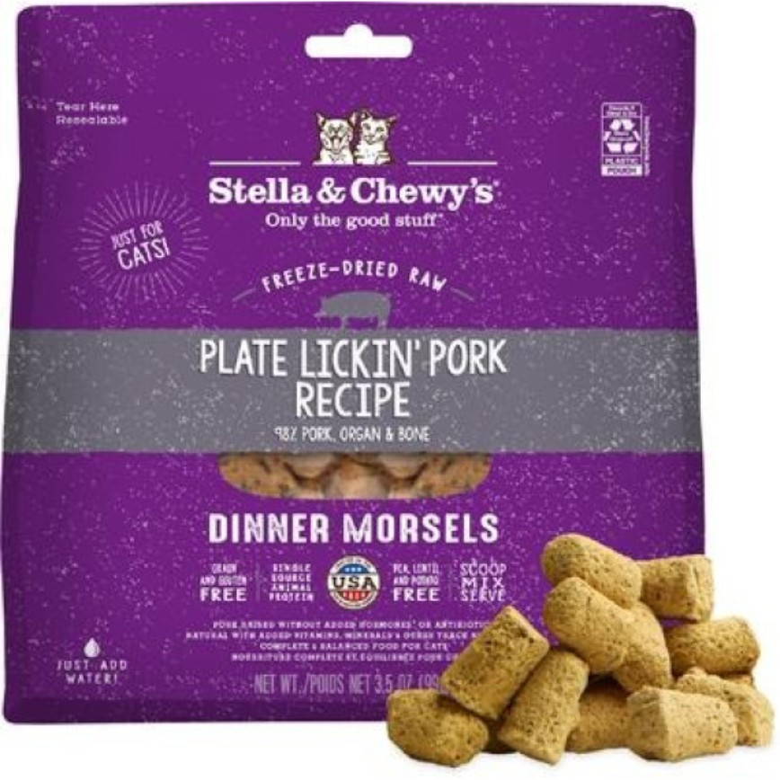Stella & Chewy's 貓糧 凍乾生肉主食糧 豬全部都係豬 豬肉配方 3.5oz (SC144)