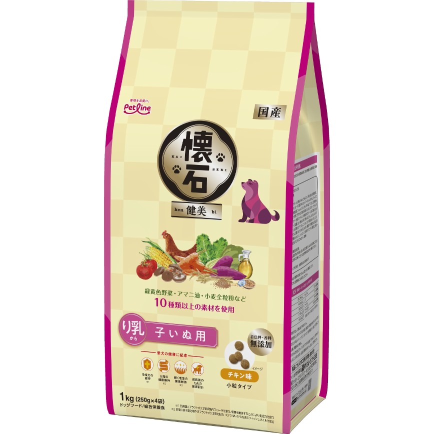 日本PetLine 懷石健美狗糧 幼犬配方 250g×4 (PL-DKSD-1)