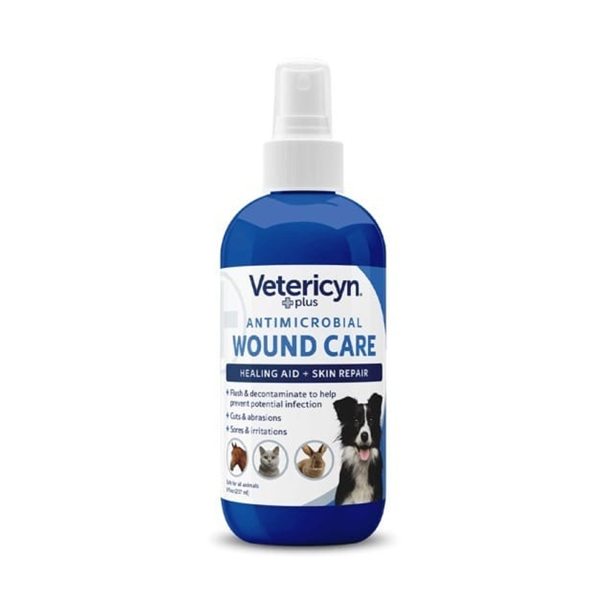 Vetericyn Plus 寵物神仙水 Vetericyn Plus維特 傷口護理 Wound & Skin Care Liquid 8oz (貓犬用) (VC1002) 隨機包裝