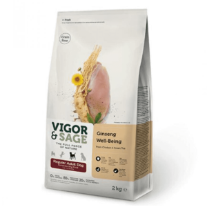 VIGOR-SAGE-無穀物天然糧-人參普通成犬-Ginseng-Well-Being-Regular-Adult-Dog-2kg-VIGOR-SAGE-寵物用品速遞