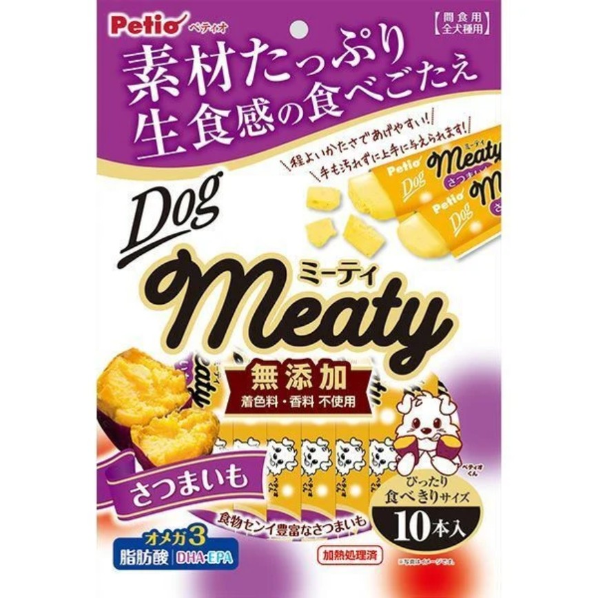 Petio 狗零食 Meaty 紅薯條 10支裝 (80505346)