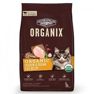 CASTOR-POLLUX-ORGANIX-PRISTINE-CASTOR-POLLUX-ORGANIX-有機全貓糧-雞肉糙米配方-6lb-橙黃-CASTOR-POLLUX-ORGANIX-PRISTINE-寵物用品速遞