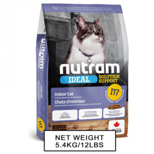 nutram紐頓-nutram-IDEAL紐頓-室內控制掉毛配方貓糧-I17-5_4kg-Nutram-紐頓-寵物用品速遞