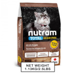 nutram紐頓 無薯無穀糧全貓糧 雞及火雞 Turkey & Chicken T22 1.13kg (NT-T22-1K) 貓糧 貓乾糧 Nutram 紐頓 寵物用品速遞
