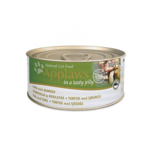 Applaws-啫喱貓罐頭-吞拿魚及紫菜-Tuna-with-Seaweed-in-Jelly-70g-草綠-1038-Applaws-寵物用品速遞