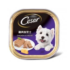 Cesar西莎-鋁罐狗罐頭-經典鮮肉系列-雞肉加芝士-CHICKEN-CHEESE100g-紫色-10204197-Cesar-西莎-寵物用品速遞
